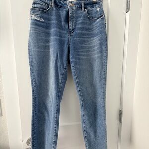 LOFT Women's Skinny Jeans in Medium Blue Wash